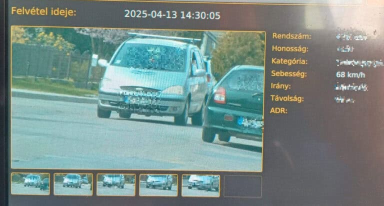 Kétszer kapták gyorshajtáson öt perc alatt a nógrádi autóst