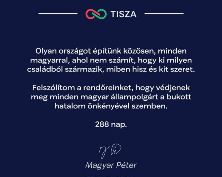 Magyar Péter üzent Orbán Viktornak a Pride kapcsán: „Nem a megosztás, hanem az egység a feladat”