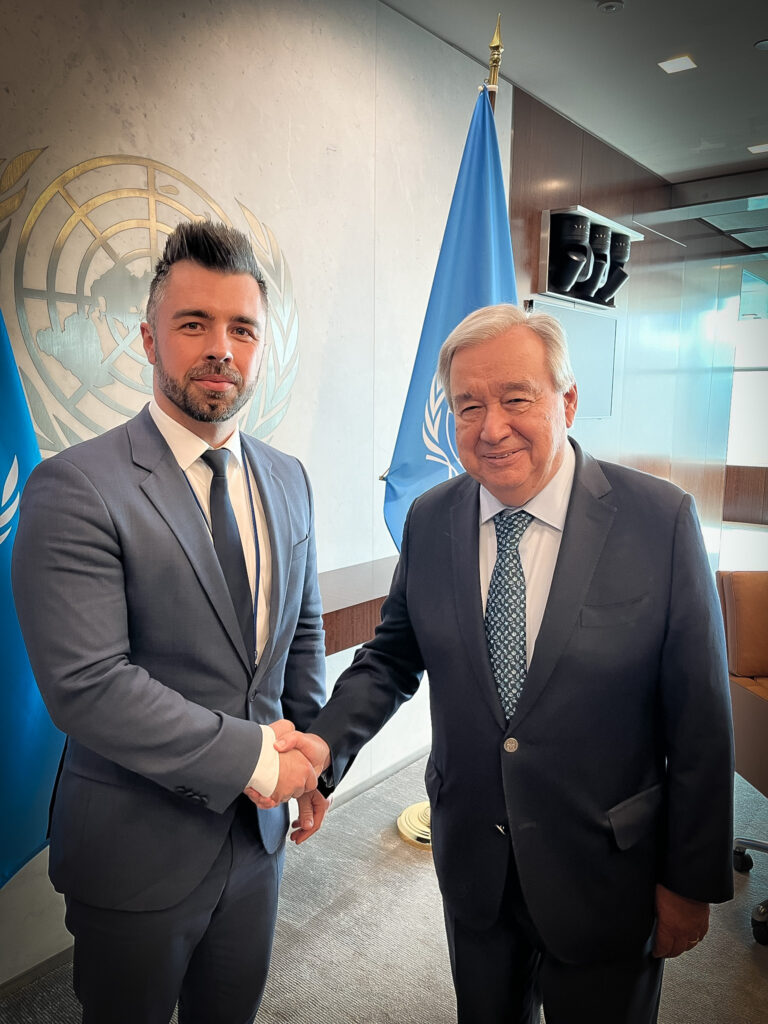 Kulja András António Guterres ENSZ-főtitkárral találkozott: a globális béke és együttműködés jegyében