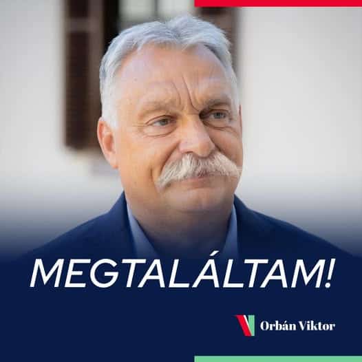 Orbán Viktor bajuszos vicces képe tarol a neten – megtalálta önmagát?