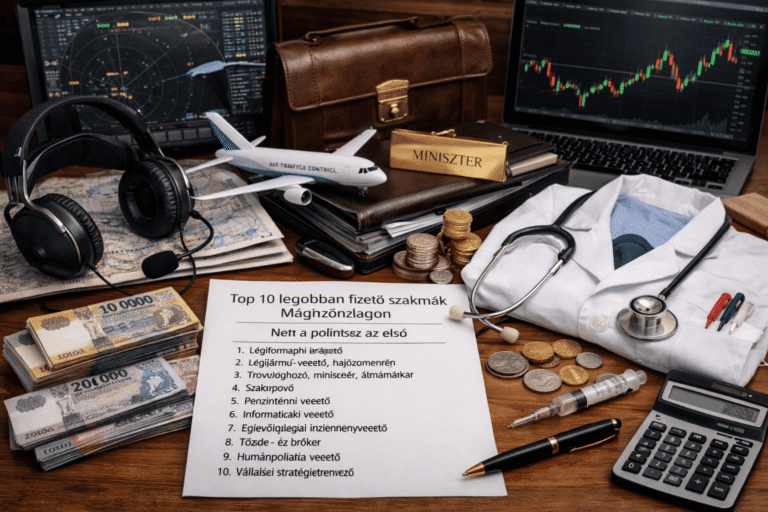 Íme a top 10 legjobban fizető szakma Magyarországon: nem a politikus az első – meglepő lista a legfrissebb adatok alapján